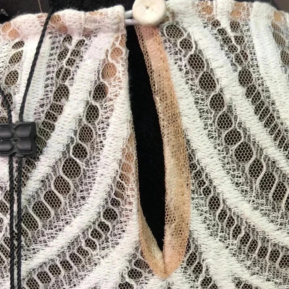Bcbg Maxazria Kitra,Baby Doll,Embroidered Lace, Pin Dot,Balloon Sleeve,Lined — image 6 of 8